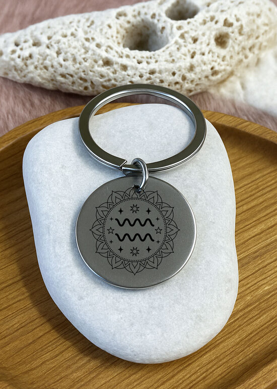 Raktų pakabukas "Zodiako Mandala"