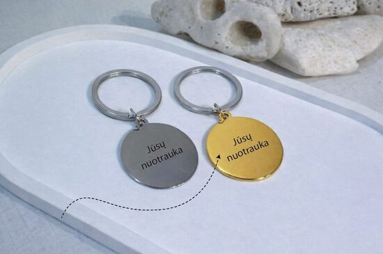 Raktų pakabukas su nuotrauka "Neribotos Galimybės"