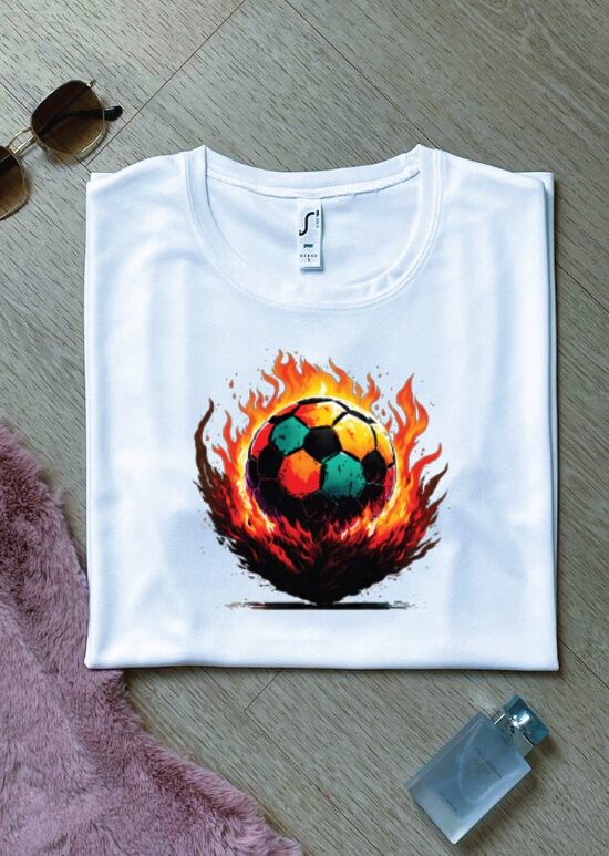 Sportiniai marškinėliai "Futbolo kamuolys"