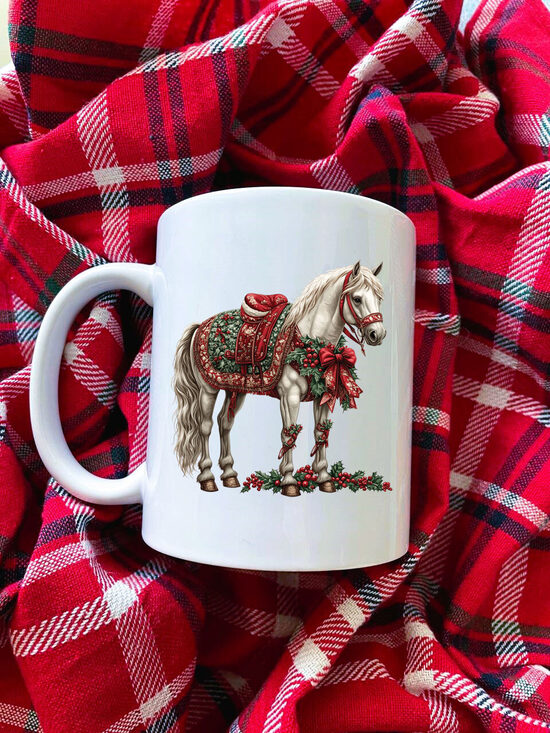Puodelis - Kalėdinis žirgas