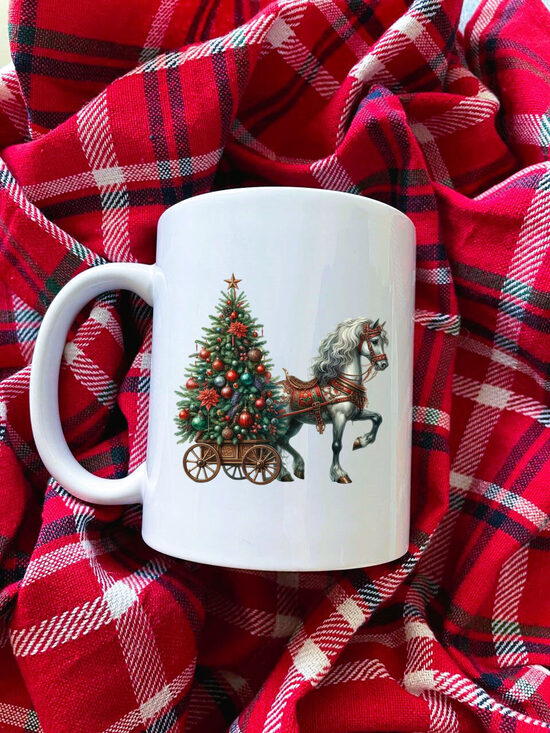 Puodelis - Karališkas Kalėdų Žirgas