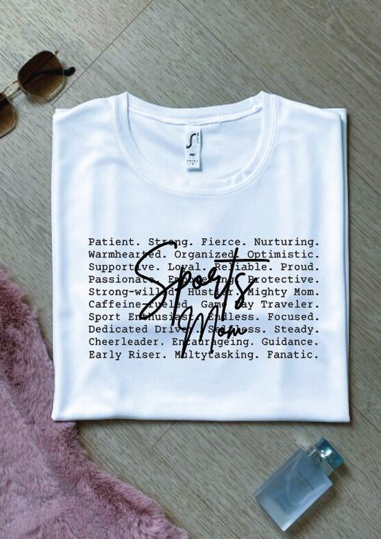 Sportiniai marškinėliai "Sports Mom"