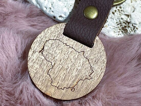 Raktų pakabukas "Lietuvos Žemėlapis"