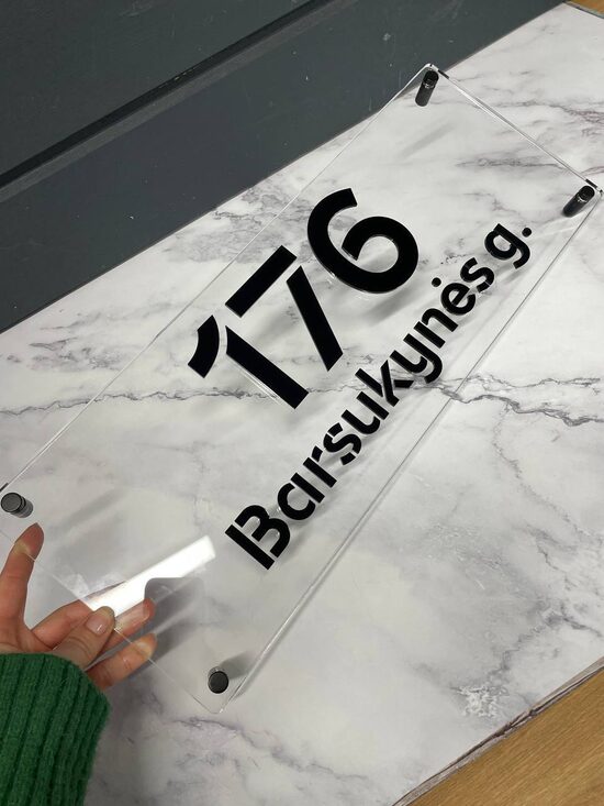 Namo numeris su gatvės pavadinimu - 7