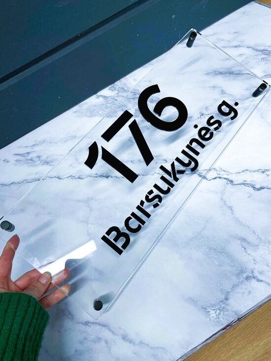 Namo numeris su gatvės pavadinimu - 7