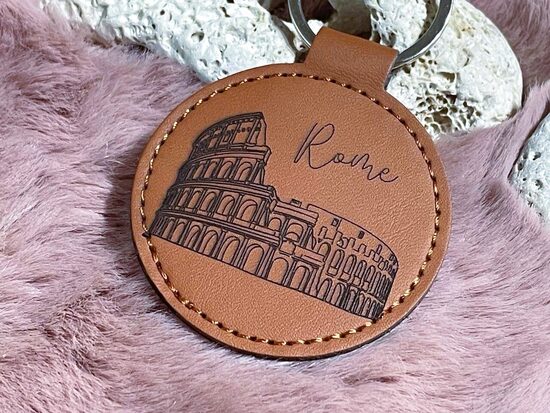 Raktų pakabukas su nuotrauka "Rome"