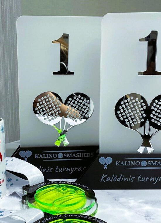 Akrilinis apdovanojimas "Padelis"