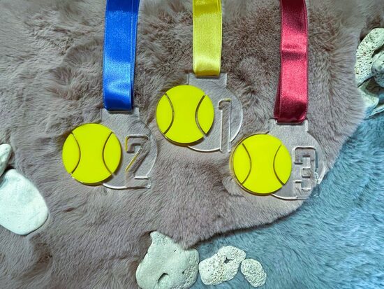 Sporto medalis – Teniso kamuolys 3vnt.
